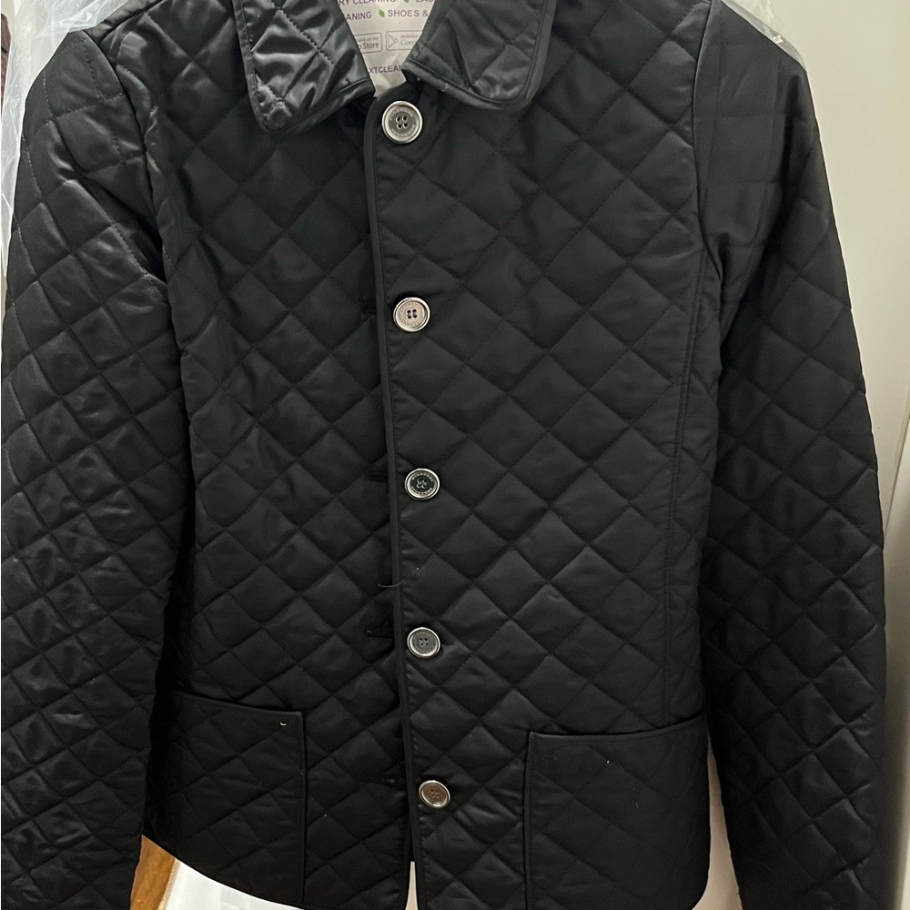 Burberry Black Quilted Kids Jacket